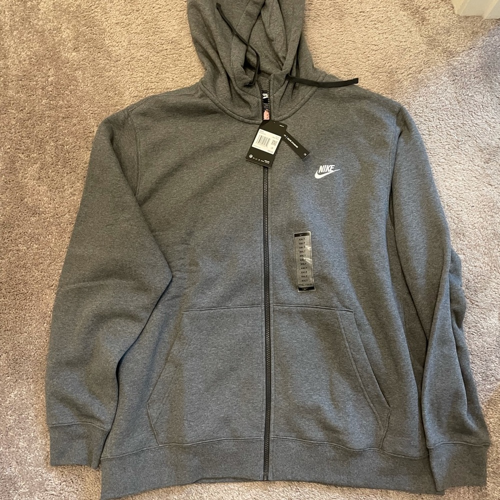 Nike Zip-Up Hoodie- XXL- Tall